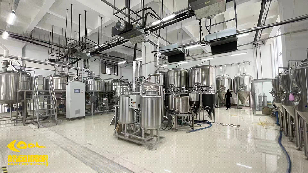 大連酷魚精釀2000L四器糖化釀造設備
